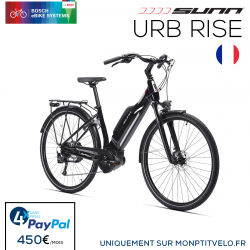VÉLO ÉLECTRIQUE SUNN URB RISE Paypal paiement 4 fois sans frais 450€ par mois