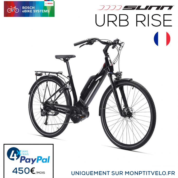 VÉLO ÉLECTRIQUE SUNN URB RISE Paypal paiement 4 fois sans frais 450€ par mois
